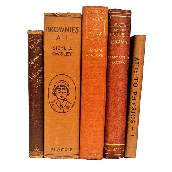 Books By the Foot: Earth Tone Collection