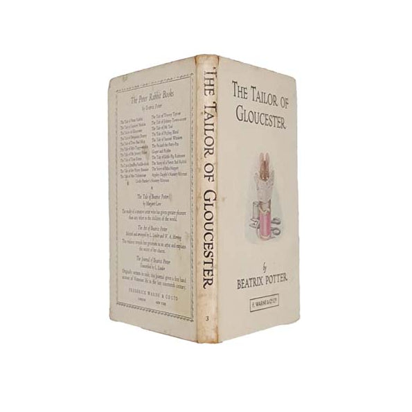 Beatrix Potter's The Tailor of Gloucester - White DJ, Orange Cover