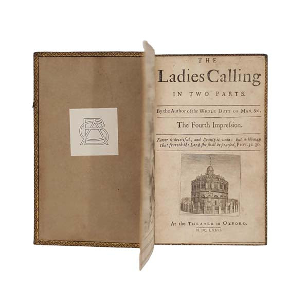 The Ladies Calling by Richard Allestree 1676