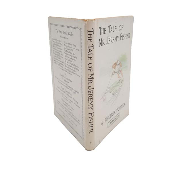 Beatrix Potter's The Tale of Mr. Jeremy Fisher - White DJ, Orange Cover