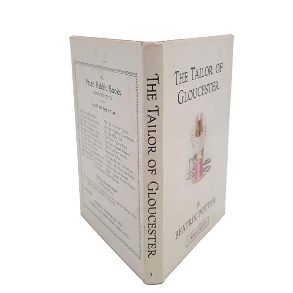 Beatrix Potter's The Tailor of Gloucester - White DJ, Orange Cover