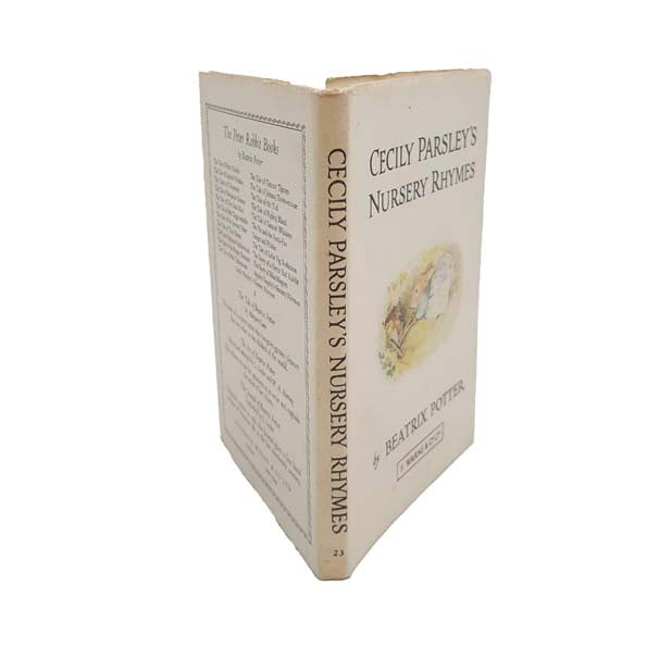 Beatrix Potter's Cecily Parsley's Nursery Rhymes - White DJ, Beige Cover