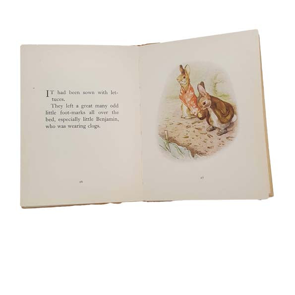 Beatrix Potter's The Tale of Benjamin Bunny - Vintage Beige Cover