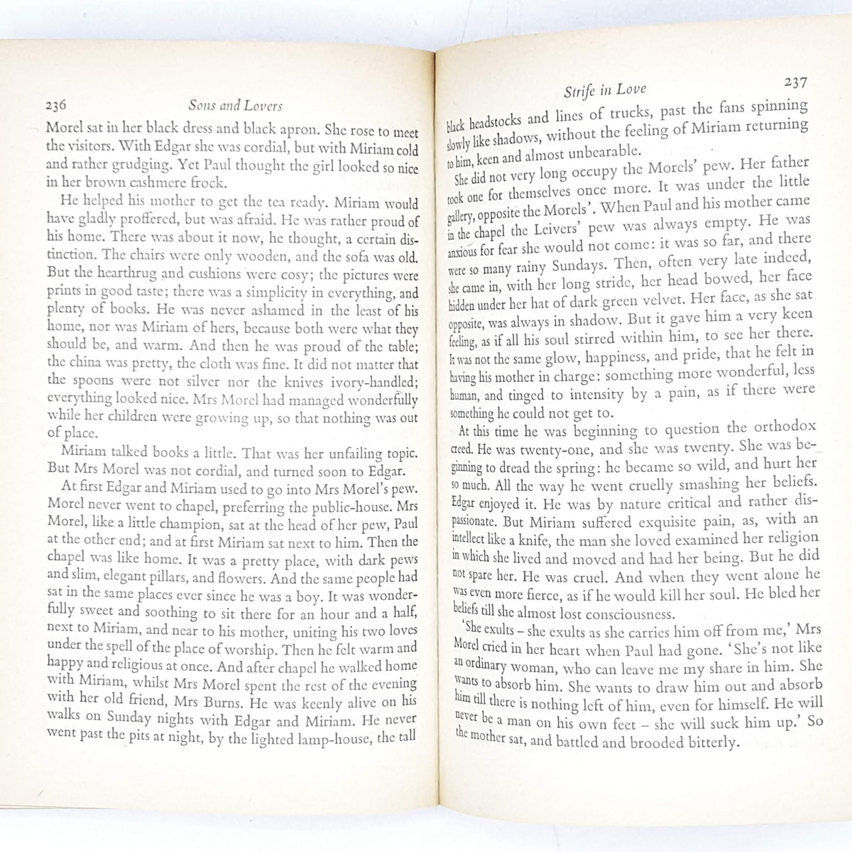 Sons and Lovers by D H Lawrence (Vintage, Penguin, Classics)