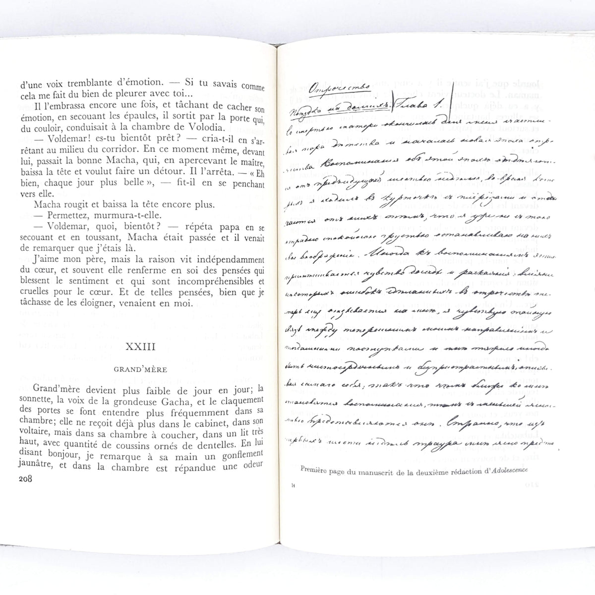 Tolstoy's Enfance Adolescence Jeunesse 1937 - in French