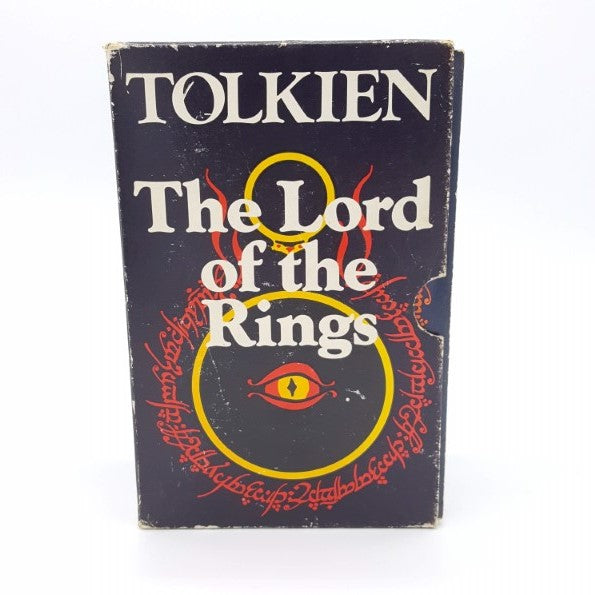 J.R.R. Tolkien’s The Lord of The Rings 1976 –  3 Unwin Paperbacks in Box