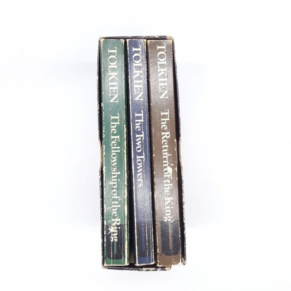 J.R.R. Tolkien’s The Lord of The Rings 1976 –  3 Unwin Paperbacks in Box
