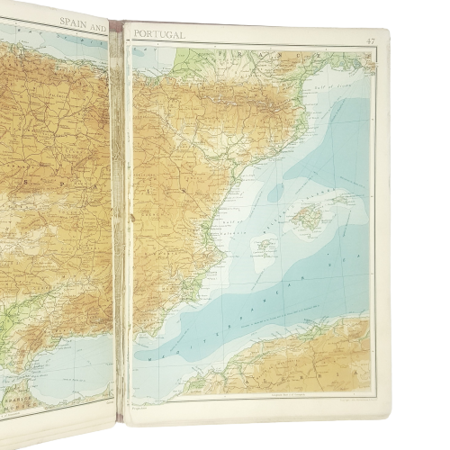 The Oxford Advanced Atlas by J. Bartholomew - Oxford, 1936
