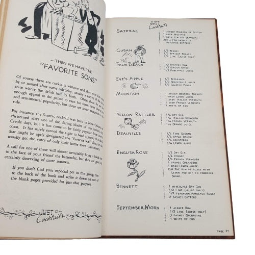 Just Cocktails  by W.C. Whitfield 1939