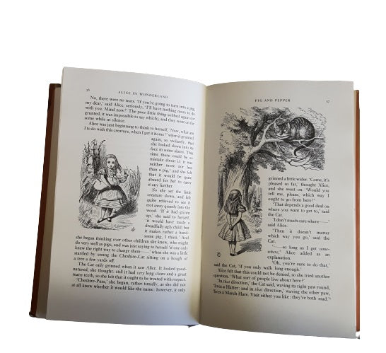 Lewis Carroll's Alice's Adventures in Wonderland and Through the Looking Glass 1971-4 - Illustrated