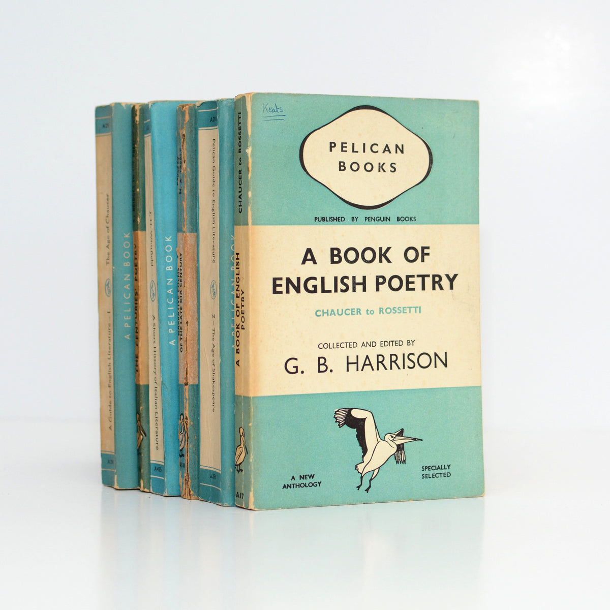 Collection of Vintage Pelicans (Literature and Poetry) - Bluebell Abbey