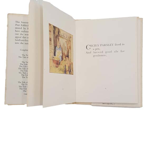 Beatrix Potter’s Cecily Parsley’s Nursery Rhymes - Vintage, Green Cover