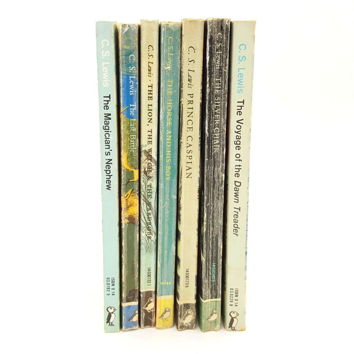 C. S. Lewis Narnia Seven Puffin Book Collection 1970s