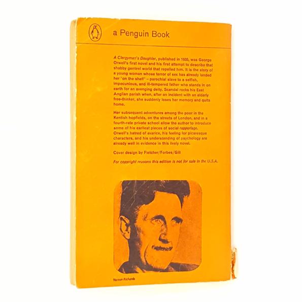 George Orwell's A Clergyman's Daughter 1964 - Penguin