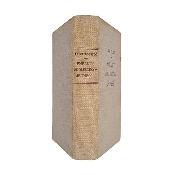 Tolstoy's Enfance Adolescence Jeunesse 1937 - in French