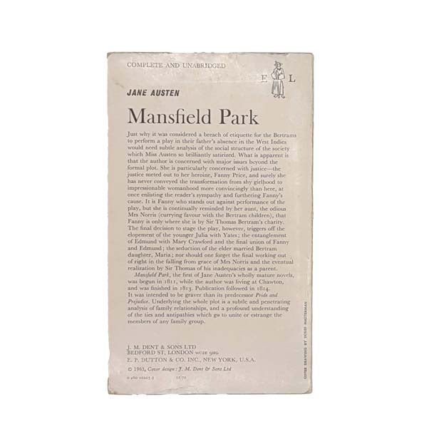 Jane Austen's Mansfield Park 1970