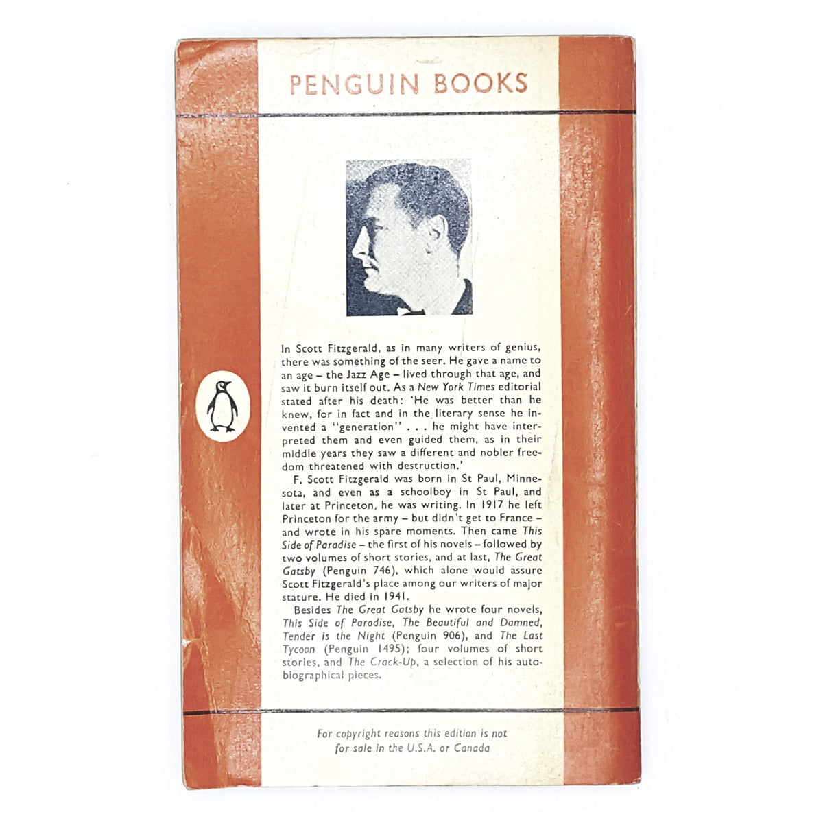 F. Scott Fitzgerald's The Last Tycoon 1960