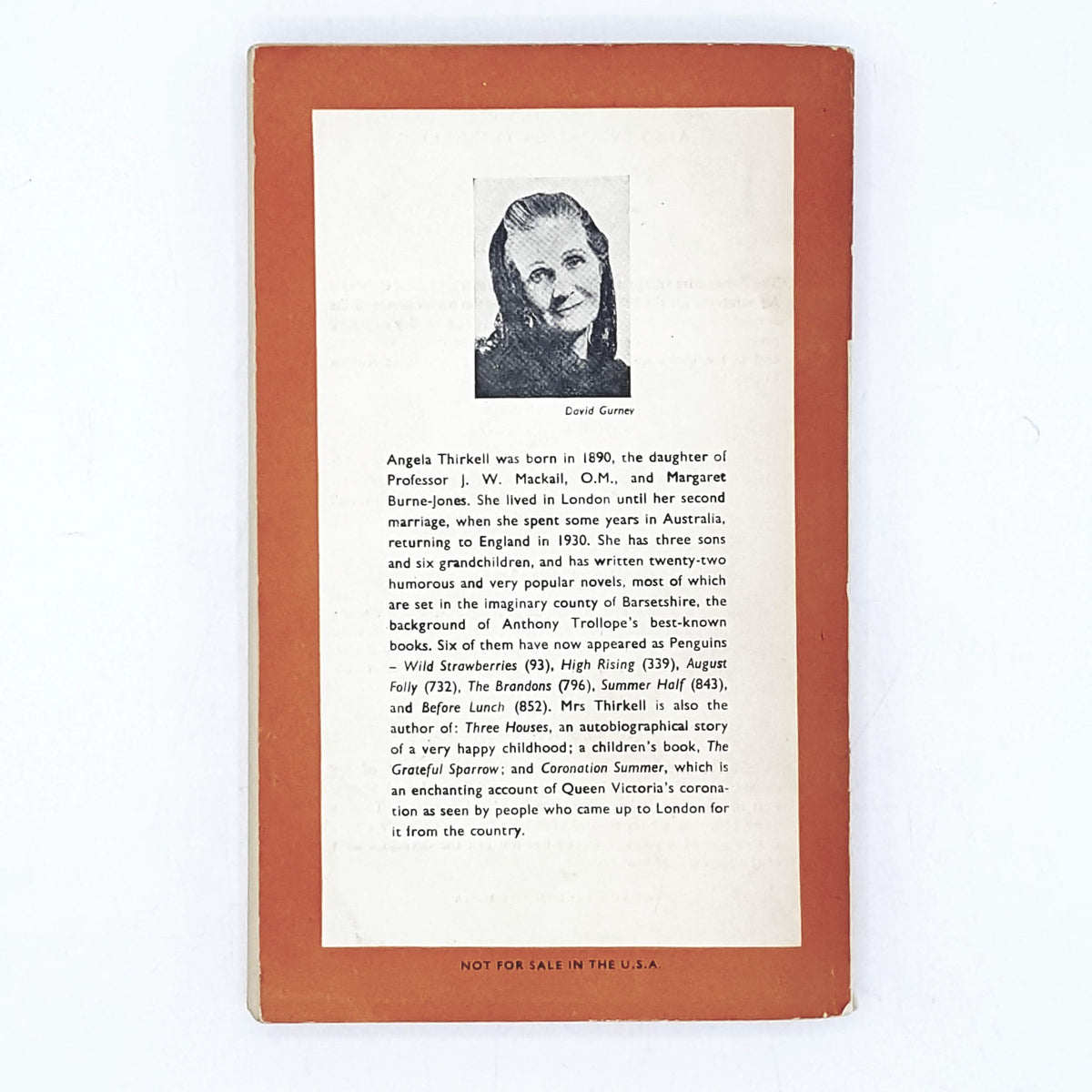 The Brandons by Angela Thirkell 1954