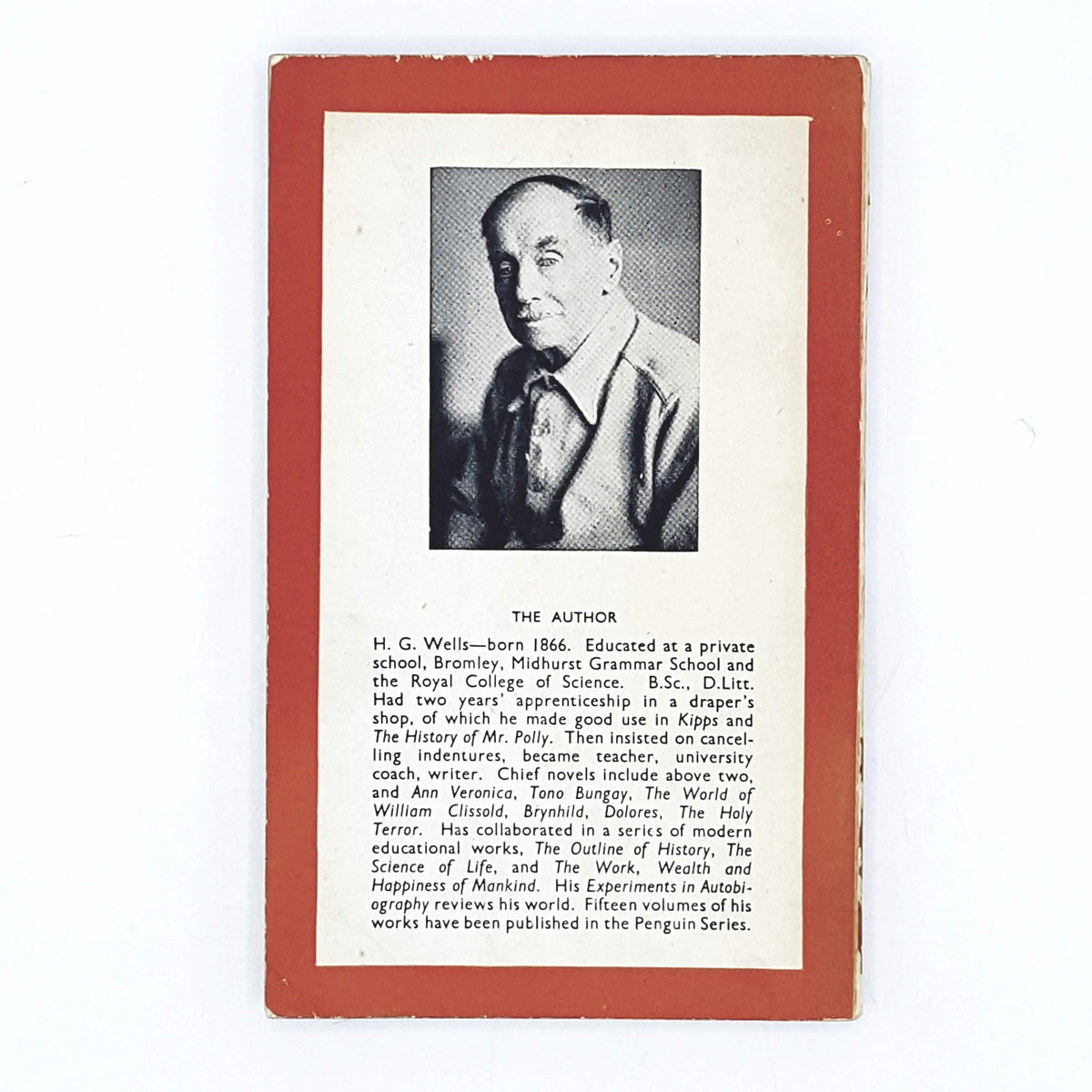 The History of Mr. Polly by H. G. Wells 1946