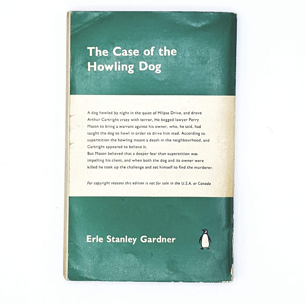 The Case of the Howling Dog by Erle Stanley Gardner 1961