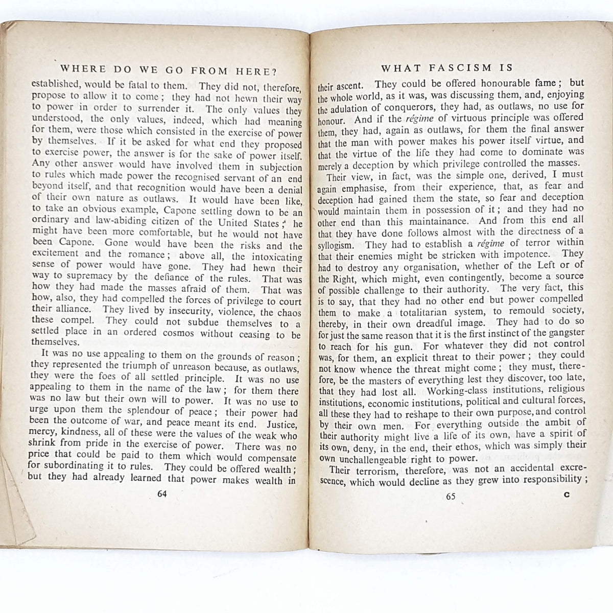 Where Do We Go From Here by Harold J. Laski 1940
