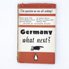 Germany--what next? by Richard Keane 1939