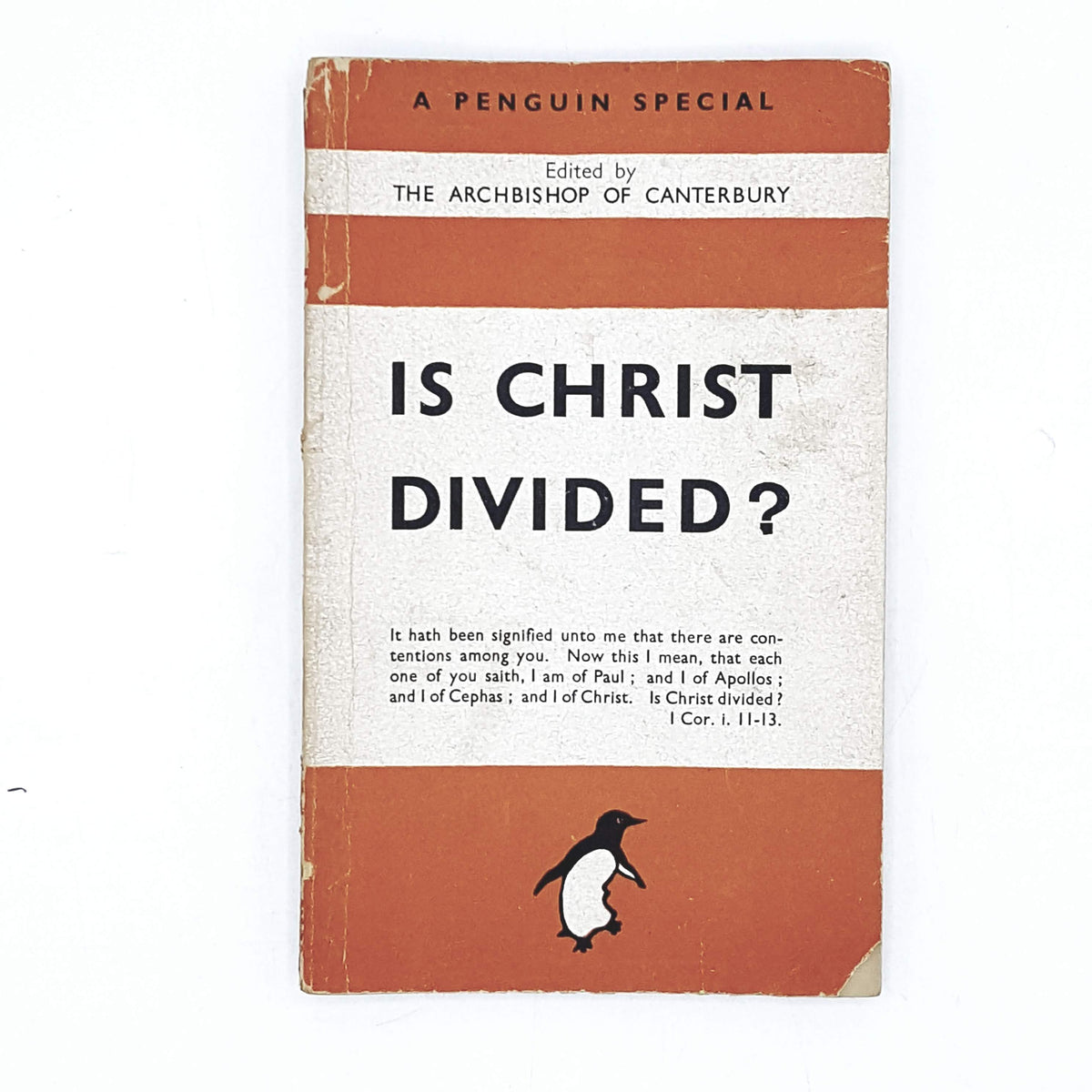 Is Christ Divided? by The Archbishop of Canterbury 1943