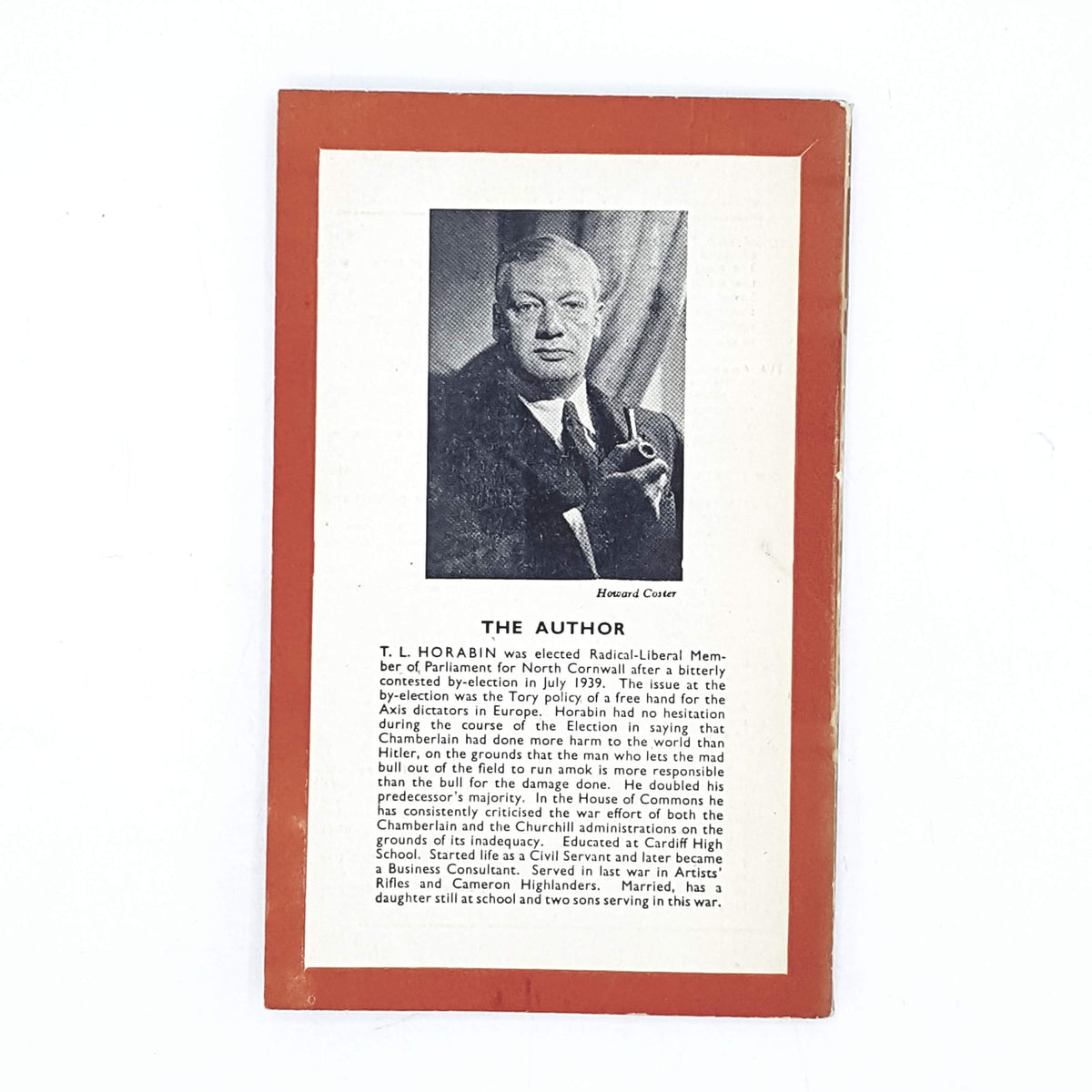 Politics Made Plain by T. L. Horabin 1944