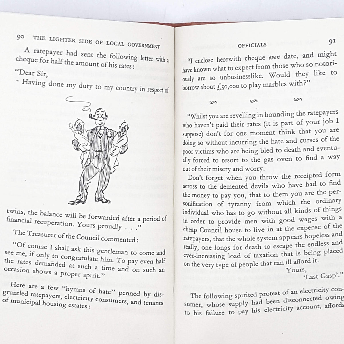 Illustrated The Lighter Side of Local Government by C. Kent Wright 1948