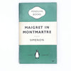 Maigret in Montmarte by Simenon 1958