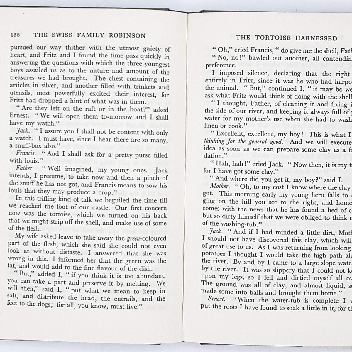 The Swiss Family Robinson by Johann David Wyss