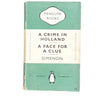 A Crime in Holland | A Face for a Clue by Simenon 1952