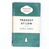 Tragedy at Law by Cyril Hare 1950s - Penguin