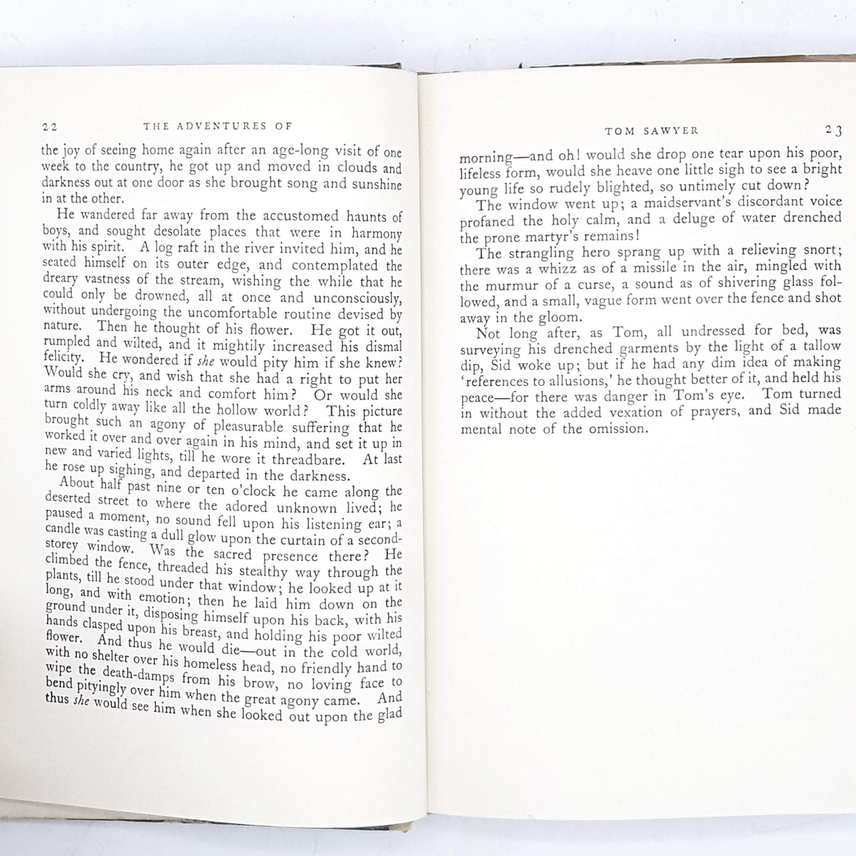 Illustrated Tom Sawyer by Mark Twain 1958