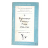 Eighteenth-Century Prose 1700 - 1780 by D. W. Jefferson 1956