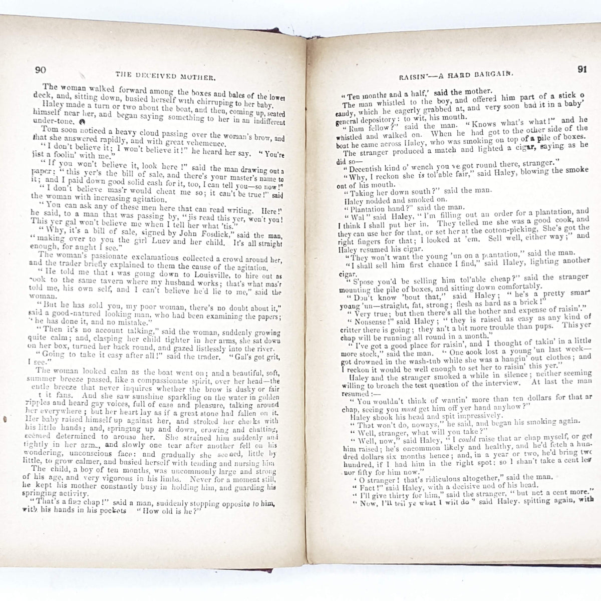 Uncle Tom's Cabin by Harriet Beecher Stowe