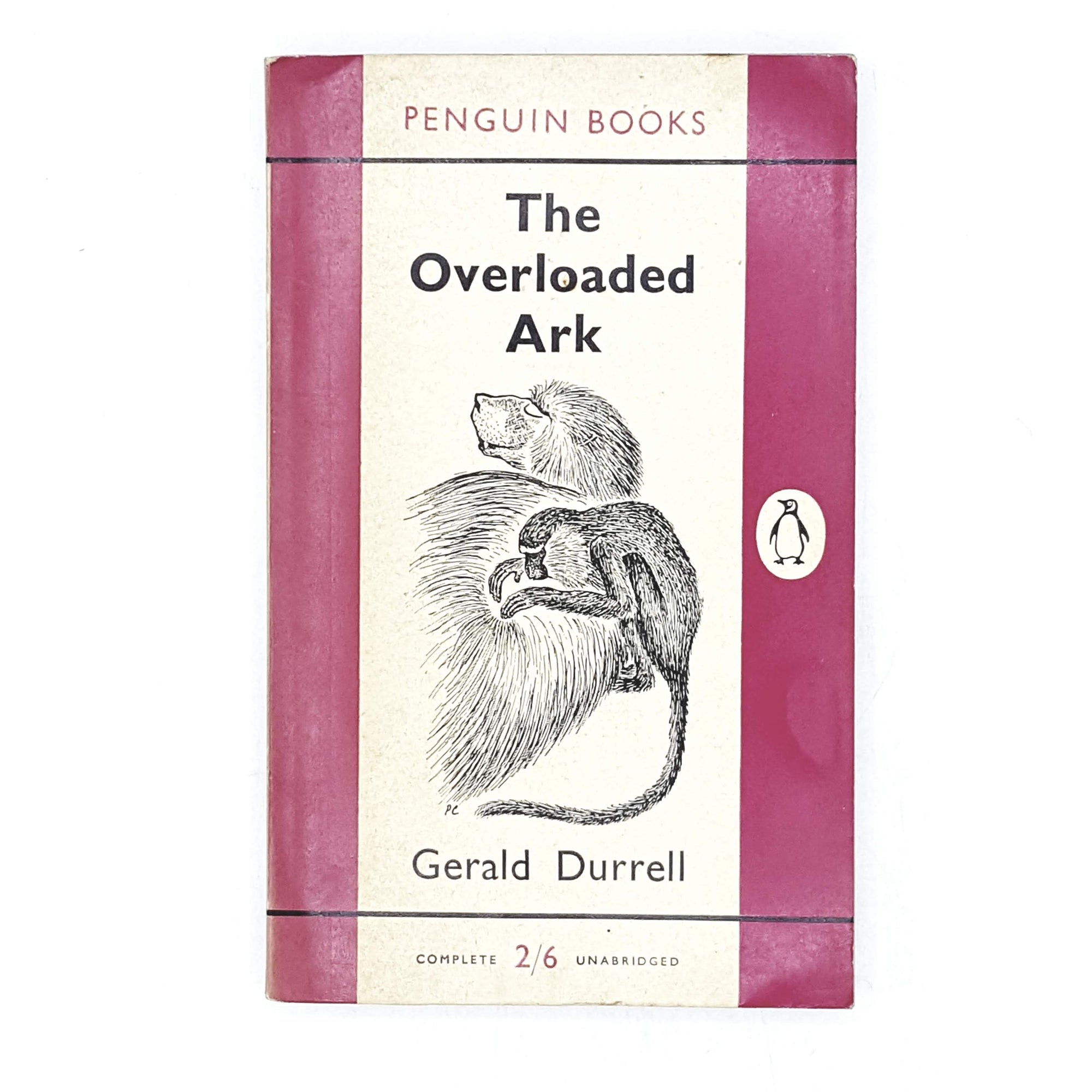 vintage-penguin-the-overloaded-ark-pink-country-house-library