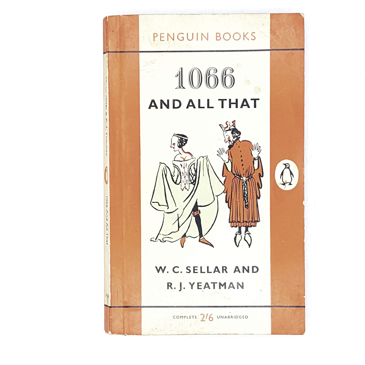 vintage-penguin-1066-and-all-that-by-w.-c.-sellar-and-r.-j.-yeatman-1961-orange-rare-books-country-house-library