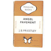 vintage-penguin-angel-pavement-by-j-b-priestley-1949-orange-antique-books-country-house-library