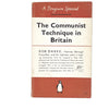 tage-penguin-the-communist-technique-in-britain-by-bob-darke-1952-orange-antique-books-country-house-library