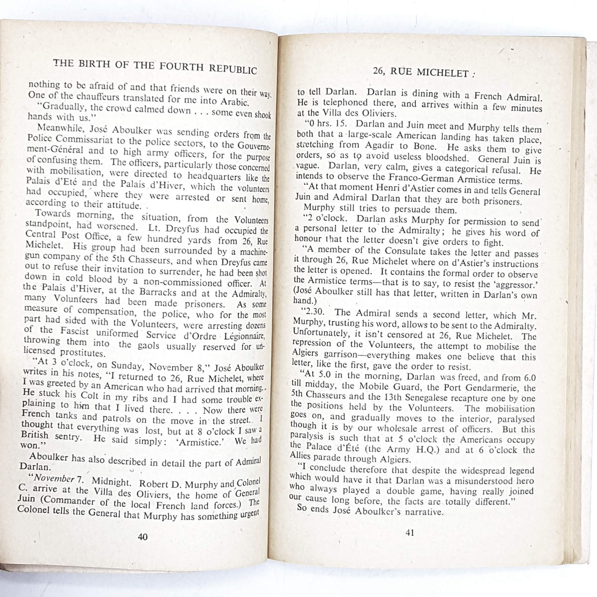 vintage-penguin-france-the-birth-of-the-fourth-republic-by-maurice-edelman-orange-antique-books-country-house-library