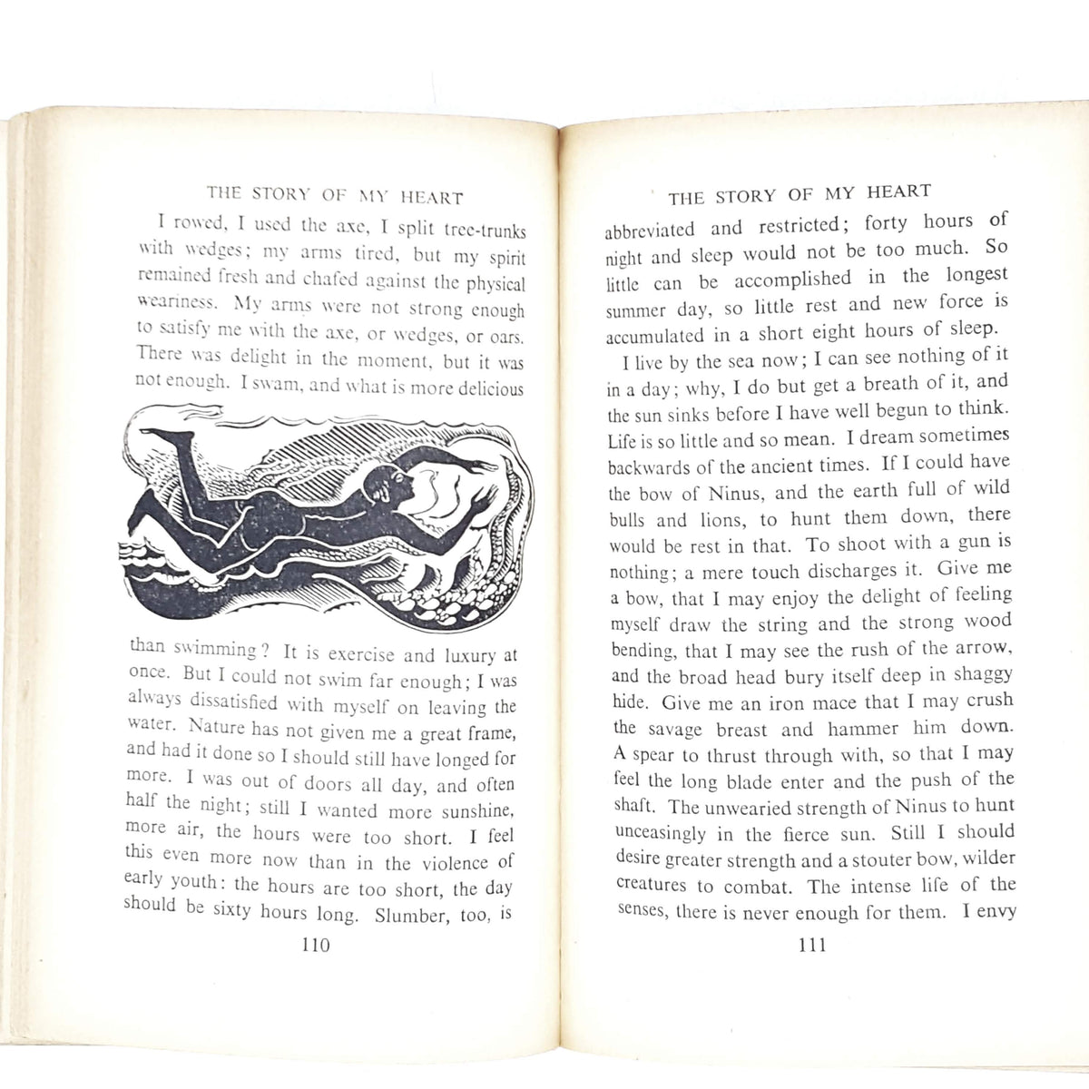 vintage-penguin-illustrated-the-story-of-my-heart-by-richard-jeffries-orange-classic-literature-country-house-library