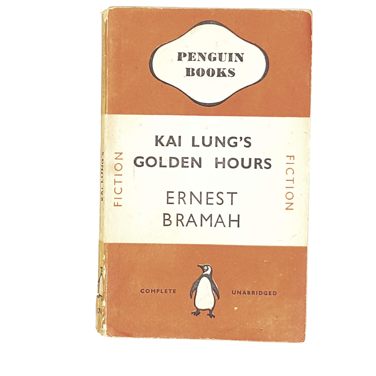 vintage-penguin-kai-lungs-golden-hours-by-ernest-bramah-1939-orange-classic-literature-country-house-library