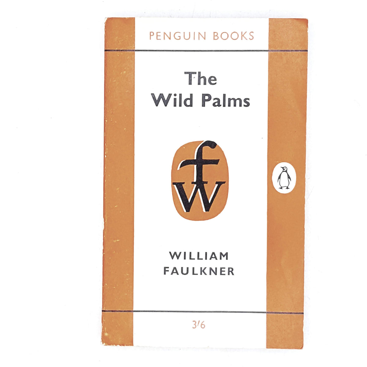 vintage-penguin-the-wild-palms-by-william-faulkner-1961-orange-classic-literature-country-house-library