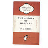 vintage-penguin-the-history-of-mr-polly-by-h-g-wells-1948-orange-classic literature-country-house-library