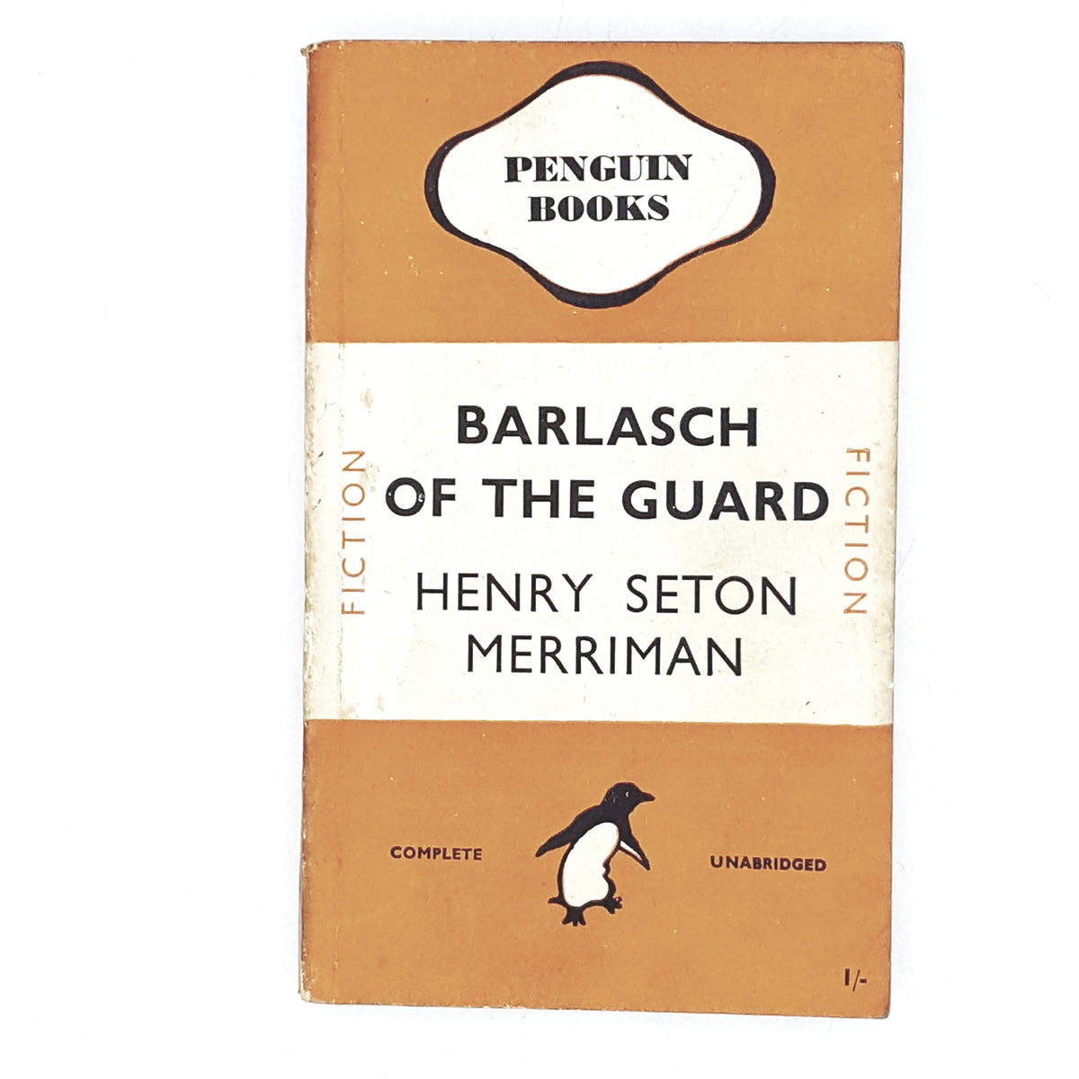 vintage-penguin-barlasch-of-the-guard-by-henry-seton-merriman-1946-orange-classic literature-country-house-library