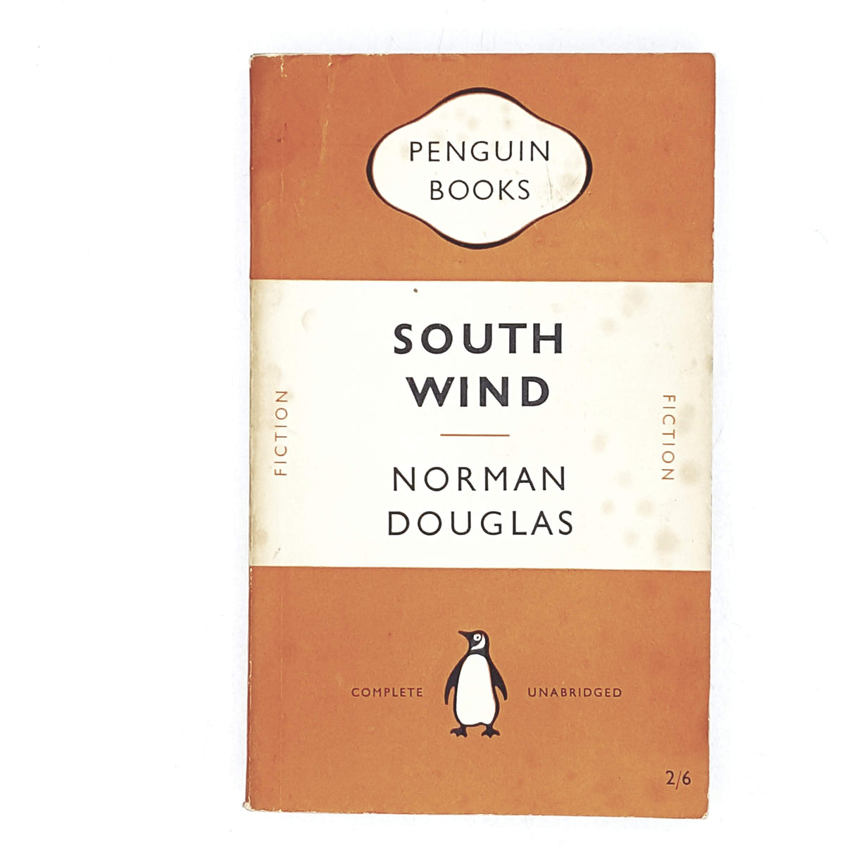 vintage-penguin-south-wind-by-norman-douglas-1953-orange-classic literature-country-house-library