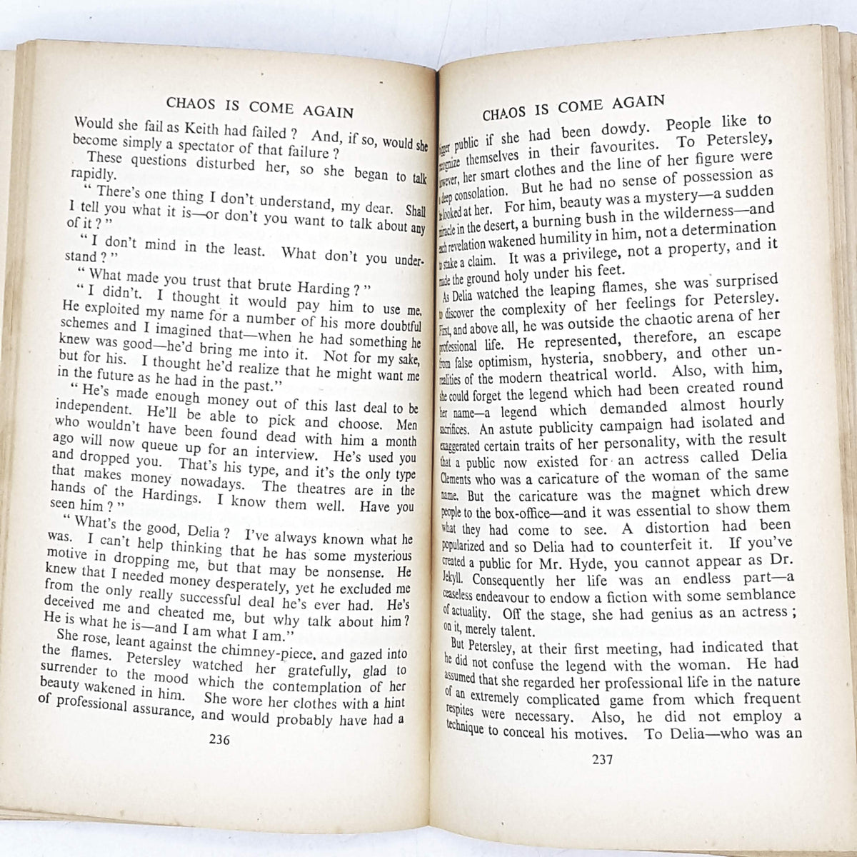 vintage-penguin-chaos-is-come-again-by-claude-houghton-orange-classic literature-country-house-library