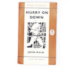 vintage-penguin-hurry-on-down-by-john-wain-1960-orange-classic literature-country-house-library