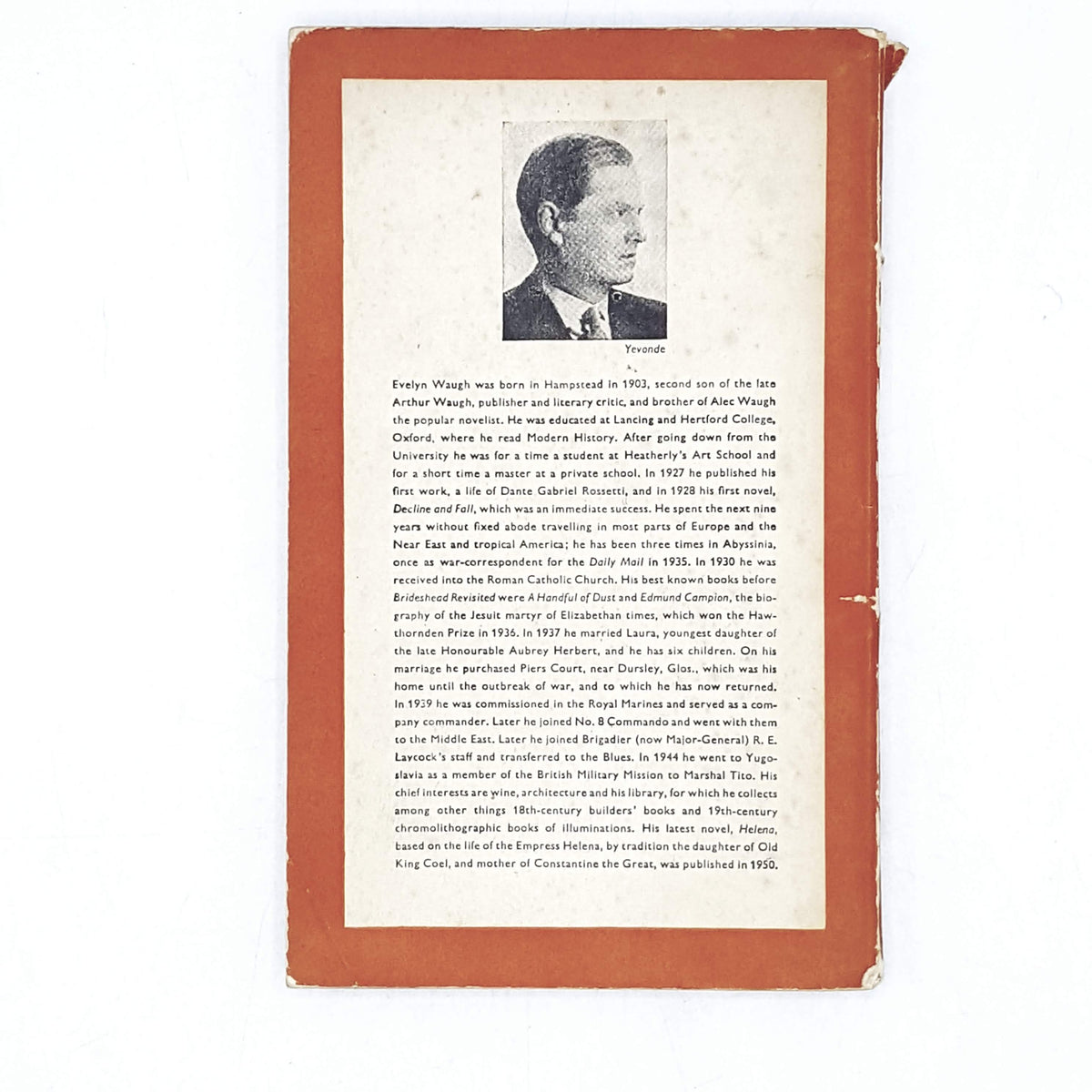 vintage-penguin-the-loved-one-by-evelyn-waugh-orange-classic literature-country-house-library